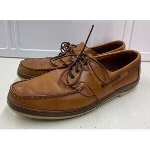 Men Allen Edmonds Eastport leather slip-on dockers boat shoes loafers, 13D